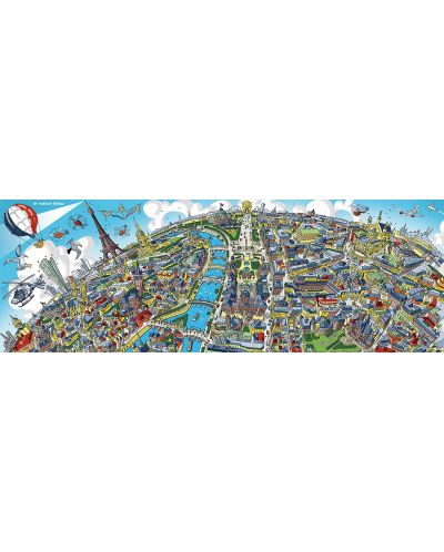 Puzzle panoamic  Schmidt de 1000 piese - Hartwig Braun Paris - 2