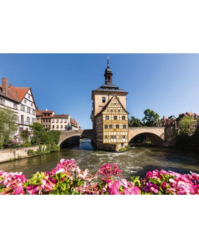 Puzzle Schmidt de 1000 piese - Bamberg, Regnitz and the Old Town Hall - 2