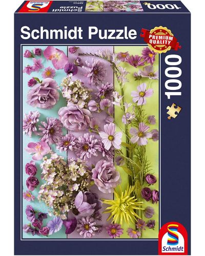 Puzzle Schmidt de 1000 piese - Violet Blossoms - 1