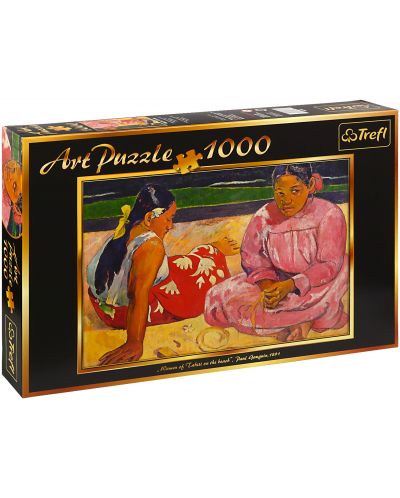 Puzzle Trefl de 1000 piese - Tahitiana pe plaja - 1