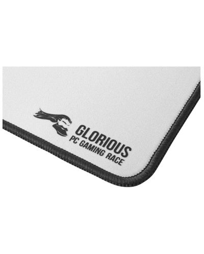 Mouse pad pentru gaming Glorious - Gaming Race, XXL Extended, alb - 3