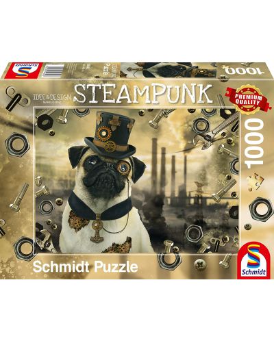 Puzzle Schmidt de 1000 piese- Markus Binz Steampunk Dog - 1