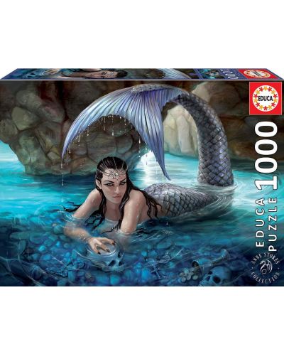 Puzzle Educa 1000 de piese - Mermaid, Anne Stokes - 1