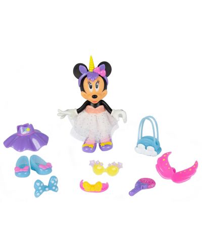 Papusa IMC Toys Disney - Minnie Mouse, unicorn, 15 cm - 3
