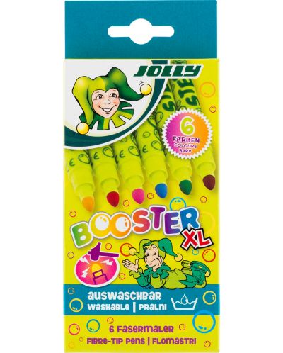 Carioci colorate JOLLY Booster XL – 6 culori - 1