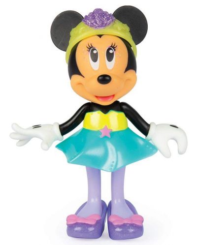 Papusa IMC Toys Disney - Minnie Mouse, sirena, 15 cm - 5