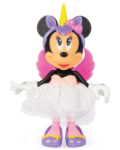 Papusa IMC Toys Disney - Minnie Mouse, unicorn, 15 cm - 4