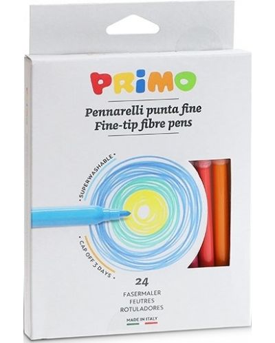 Carioci colorate Primo - Fine Point, 24 culori - 1