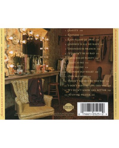 Alison Krauss & Union Station - Lonely Runs Both Ways (CD) - 2
