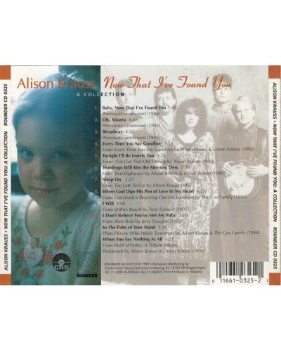 Alison Krauss - Now That I've Found You: A Collection (CD) - 2