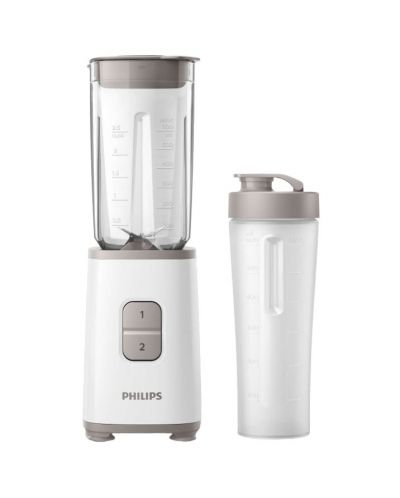 Mini blender Philips Daily Collection - HR2602, 350W, alb - 1
