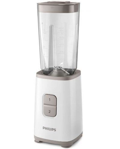 Mini blender Philips Daily Collection - HR2602, 350W, alb - 2