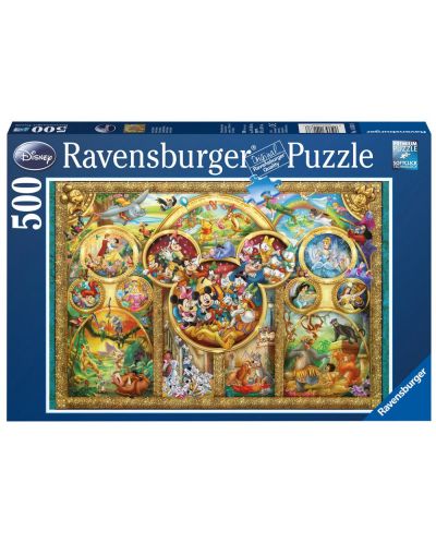 Puzzle Ravensburger de 500 piese - Familia Disney - 1