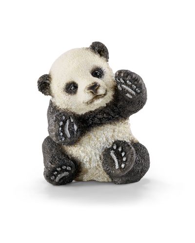 Figurina Schleich Wild Life - Pui panda gigant, jucausa - 1