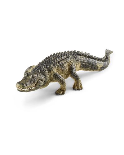 Figurina Schleich Wild Life America - Aligator cu maxilar mobil - 1