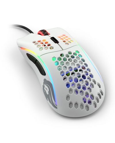 Mouse gaming Glorious - model D- small, matte white - 3