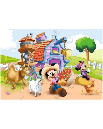 Puzzle Trefl de 160 piese - Mickey Mouse fermier - 2
