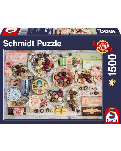 Puzzle Schmidt de 1500 piese - Nostalgic Chocolates - 1