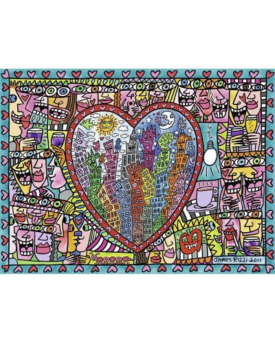 Puzzle Ravensburger de 1500 piese - Dragoste in centrul ...