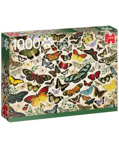 Puzzle Jumbo de 1000 piese - Poster fluturi - 1