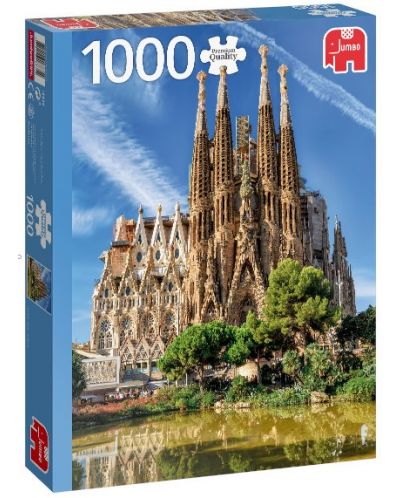 Puzzle Jumbo de 1000 piese - Sagrada Familia, Barcelona - 1