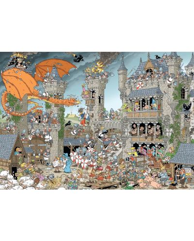 Puzzle Jumbo de 1000 piese - Bucati de istorie - Castelul Derks - 2