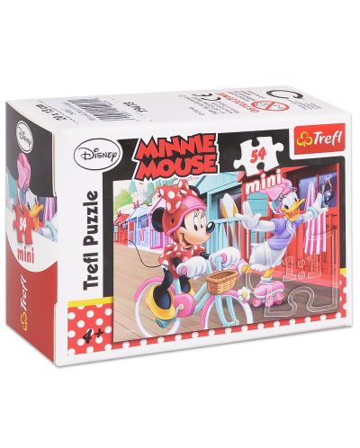 Mini puzzle Trefl de 54 piese - Minnie Mouse si Daizy - 1