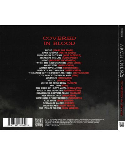 Arch Enemy - Covered in Blood (CD) - 2