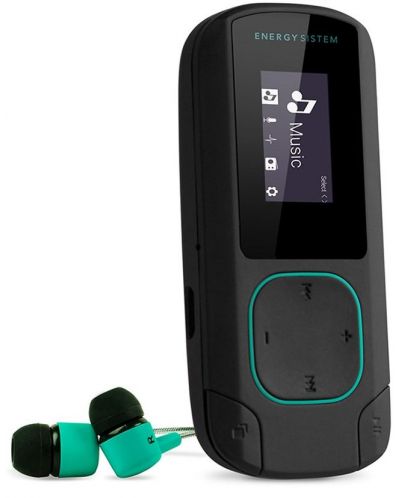 MP3 Player Energy Sistem Clip - negru/verde - 1