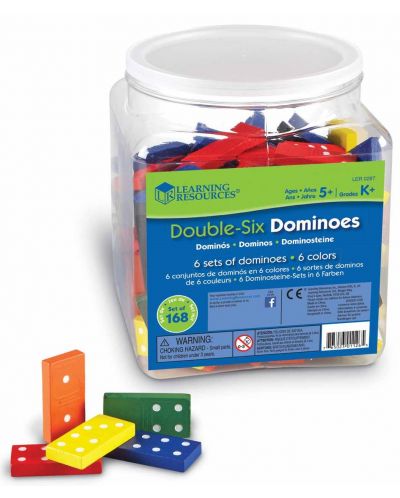 Joc distractiv Learning Resources - Domino gigant - 1
