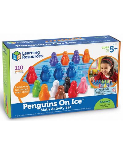 Joc de logica pentru copii Learning Resources - Pinguini pe gheata - 1