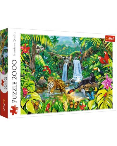 Puzzle Trefl de 2000 piese - Padurea tropicala - 1