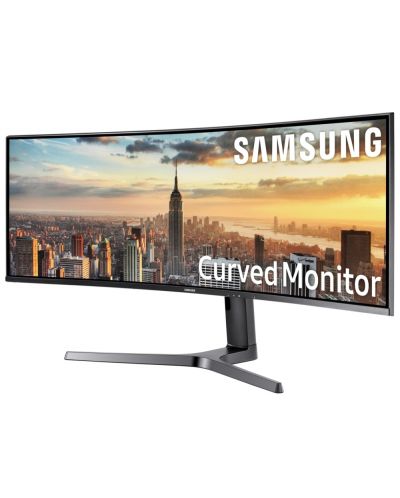 Monitor gaming Samsung - LC43J890DKUXEN, 43", UHD, FreeSync, Curved, negru - 3