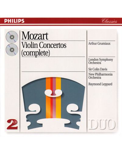 Arthur Grumiaux - Mozart: Violin Concertos Nos. 1/5 etc. (2 CD) - 1