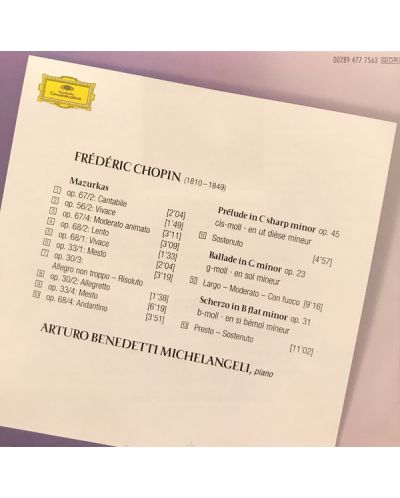 Chopin: 10 Mazurkas; Prélude Op.45; Ballade Op.23; Scherzo Op.31 (CD) - 2