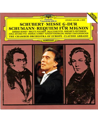 Schubert: Mass In G Major, Tantum Ergo, The 23. Psalm - Schumann: Requiem For Mignon (CD) - 1