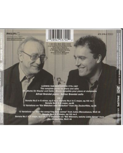 Alfred Brendel Adrian Brendel - Beethoven: Complete Works for Piano & Cello (2 CD) - 2