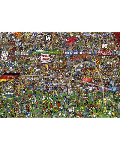 Puzzle Heye de 3000 piese - Istoria fotbalului,  Alex Benett - 2