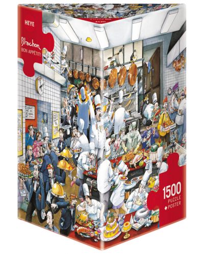 Puzzle Heye de 1500 piese - Bon apetit!, Roger Blachon - 1