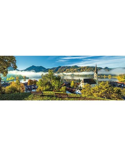 Puzzle panoramic Trefl de 1000 piese - Lacul Schliersee - 2