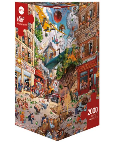 Puzzle Heye de 2000 piese - Apocalipsa, Jean-Jacques Loup - 1