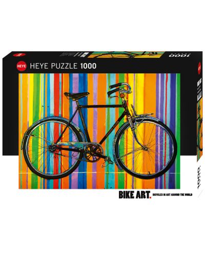 Puzzle Heye de 1000 piese - Din nou liberi, Bike Art - 1