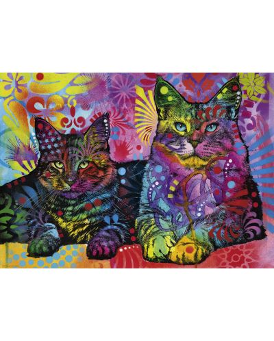 Puzzle Heye de 1000 piese - Doua pisici devotate, Dean Rousseau - 2