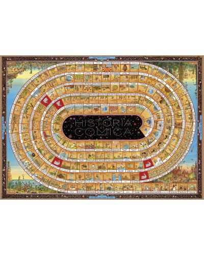 Puzzle Heye de 4000 piese - Istoria lumii in zambete partea 2, Marino Degano - 2