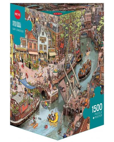 Puzzle Heye de 1500 piese - Spune Zambeste!, Gobell / Knorr - 1