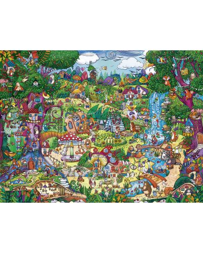 Puzzle Heye de 1500 piese - Padurea basmelor, Rita Berman - 2