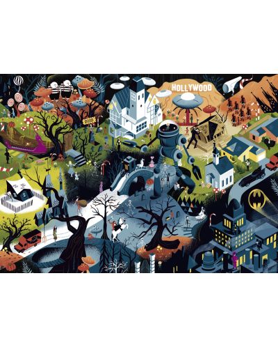 Puzzle Heye de 1000 piese - Filmele lui Tim Burton, Alexandri Clarice - 2