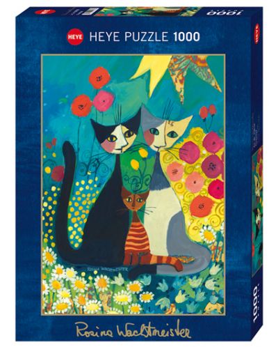 Puzzle Heye de 1000 piese - Pat de flori, Rosina Wachtmeister - 1