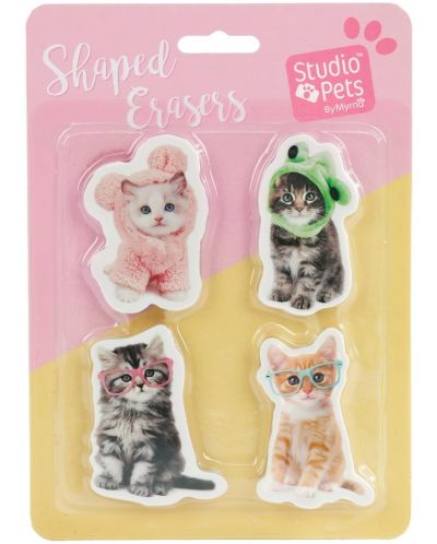 2D Studio Pets Erasers - Pisicuțe - 1