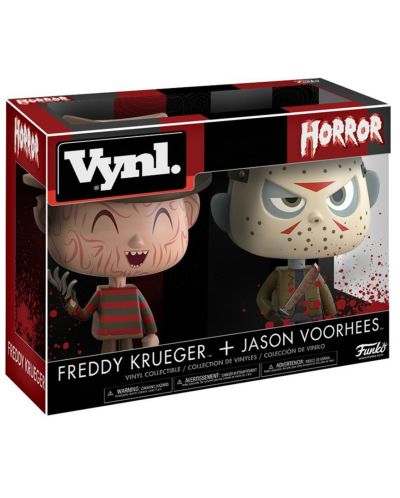 Set figurine Funko Vynl: Horror - Freddy & Jason, 2 bucati - 2